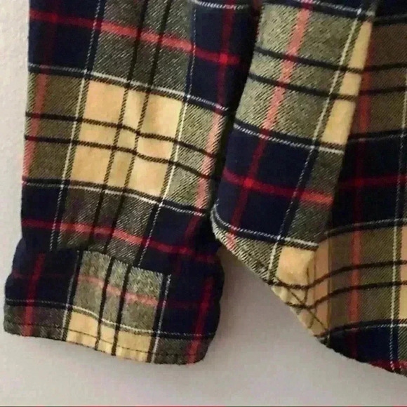 Merona Flannel Shirt Plaid Size Large - Picture 5 of 6
